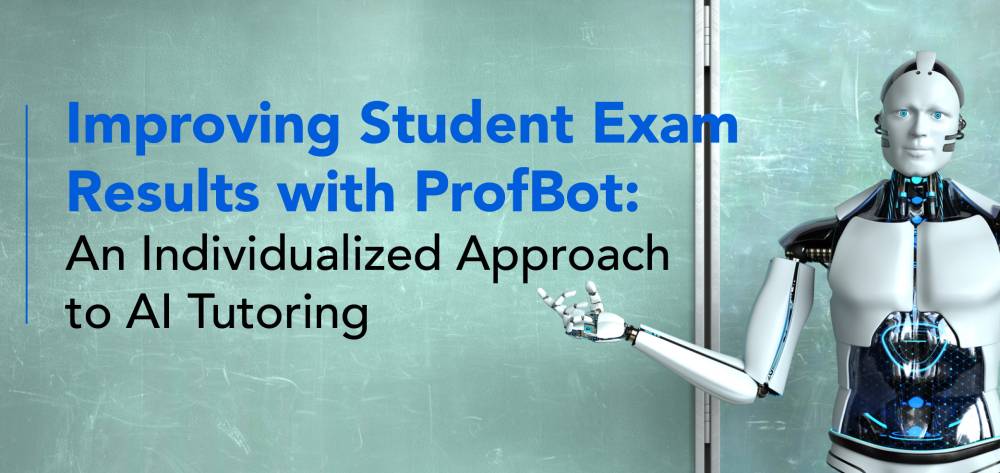 Robot pointing to a chalkboard