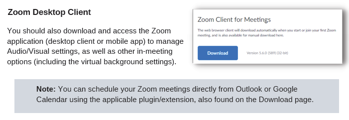 Zoom activation screenshot