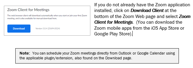 download zoom client for meetings
