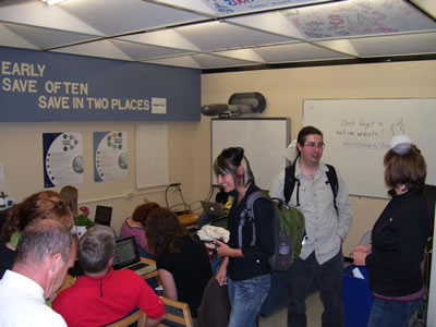 Teacher candidates network and collaborate in the iTeach Learning Centre