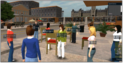 Learning in the virtual market in downtown Ottawa