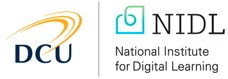Dublin City University and National Institutes for Digital Learning logos