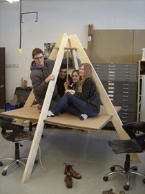 Students in the Design Studio