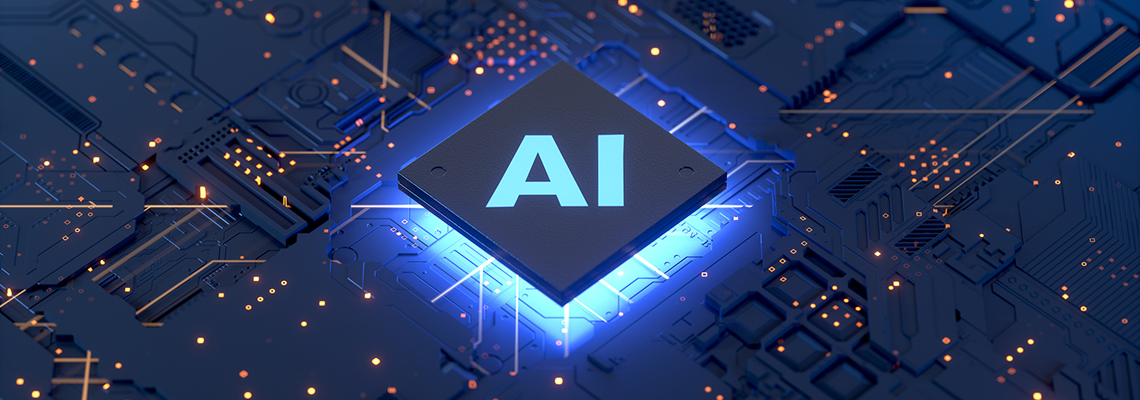 Electronic chip on circuit board