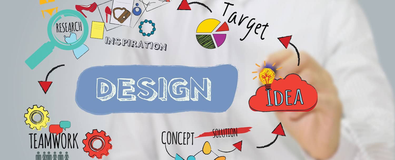 Digital image featuring the word Design