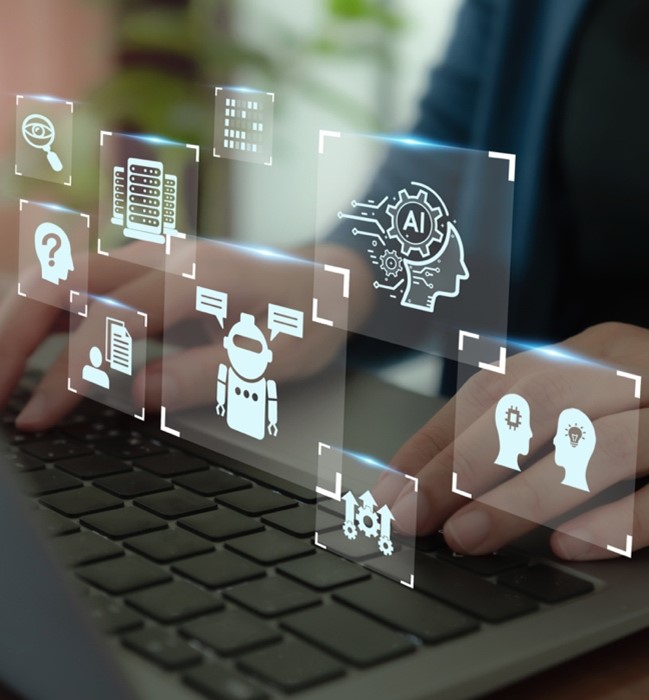 Person using ChatGPT