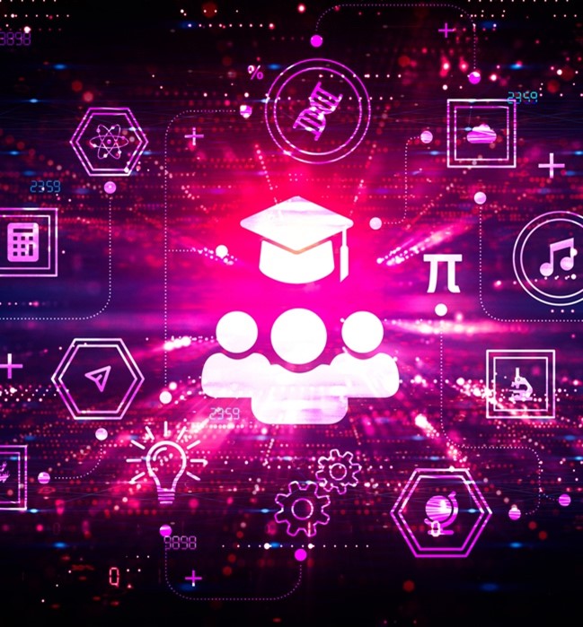 Digital metaphors model online learning