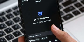 Screenshot of DeepSeek