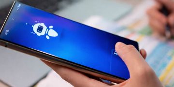 Holding a cell phone