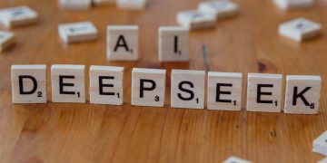 Scrabble pieces spelling out AI DeepSeek