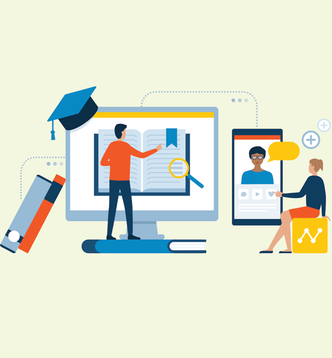 Illustration of a virtual class